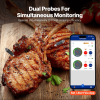 PSJX168A barbecue meat thermometer SUS304 food grade Bluetooth 5.2 transmission distance 700FT battery life 24h 1000mah response time 1 second probe