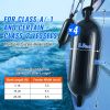 Boat Fenders, 8.5" x 26" Boat Bumpers for Docking, Inflatable Ribbed Fender with Center Holes, Marine Boat Dock Fender Bumper with Air Pump