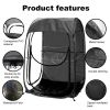 Pop-Up Sports Tent Outdoor Shelter Pod 1-2 Person â€“ Instant Setup Shark Tank All-Weather Pod Shelter for Outdoor Sports, Fishing, Camping
