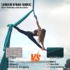 Aerial Yoga Hammock & Swing, 5.5 Yards, Aerial Yoga Starter Kit with 100gsm Nylon Fabric, Full Rigging Hardware & Easy Set-up Guide