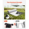 10' x 100' Plastic Sheeting Heavy Duty, 6 Mil Thick Plastic Sheeting Roll, Plastic Drop Cloth Painters Tarp Covering for Crawl Space Vapor Barrier