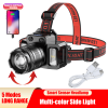 Super Bright LED Headlamp Flashlight USB Rechargeable Headlight Waterproof Lamp