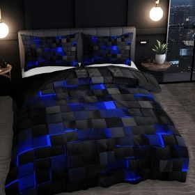 Abstract Grid Series Quilt Cover Digital Printing Bedding (Option: 6 Style-173 X218 Two Pieces)
